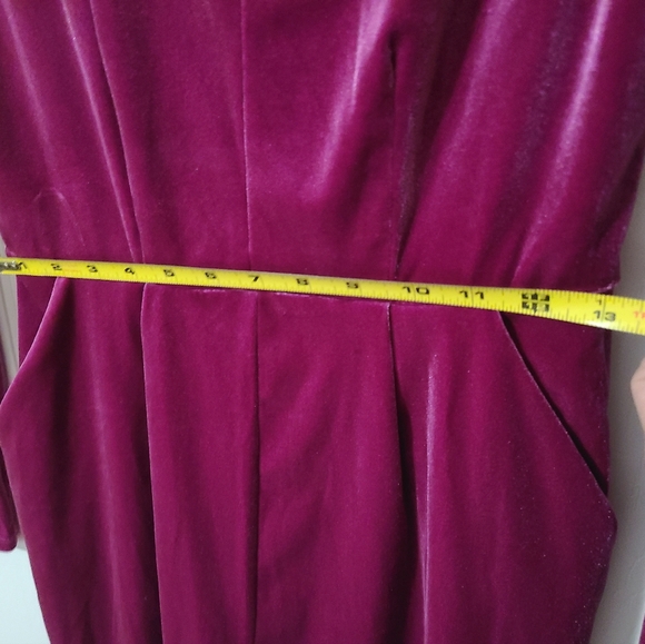 Candies long sleeve velvet Romper - Picture 9 of 9